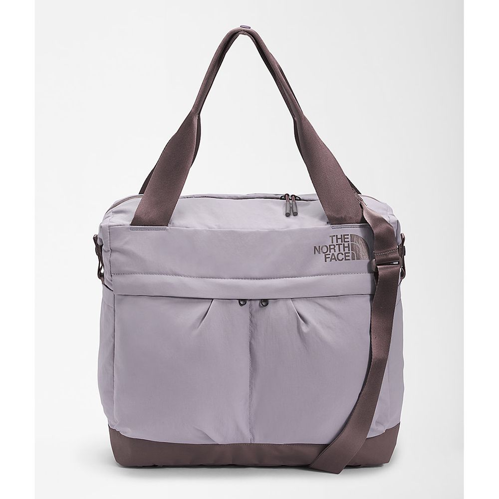 The North Face Tote Bag Womens Australia - The North Face Never Stop Grey / Purple (OMN-634297)